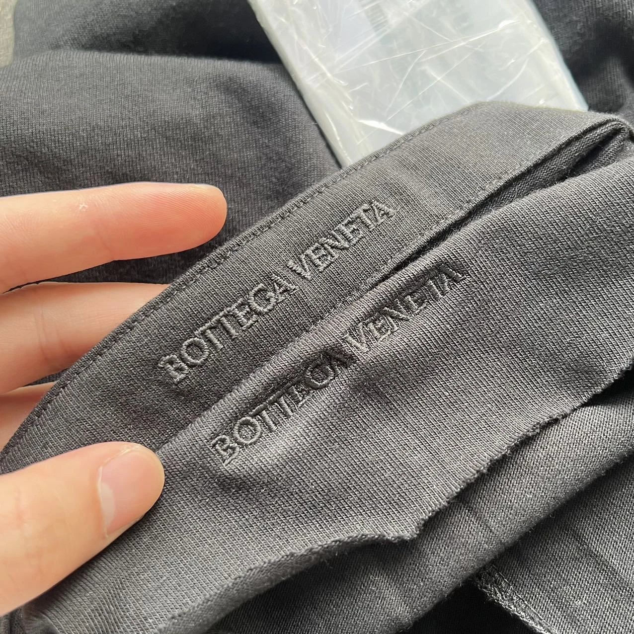 Neck-label detail