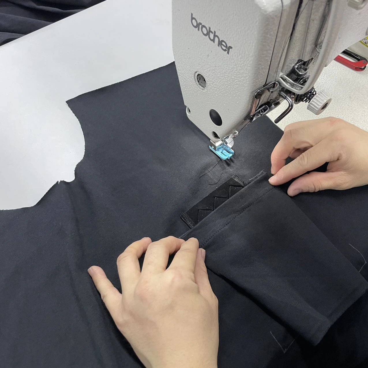 Edge stitching