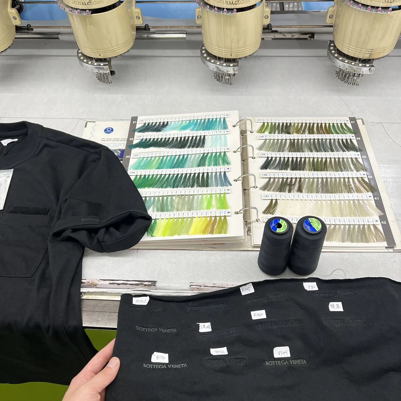 Thread and markings