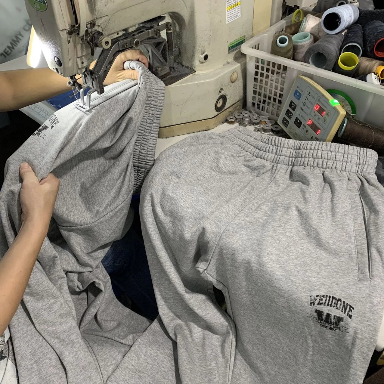 Waistband sewing