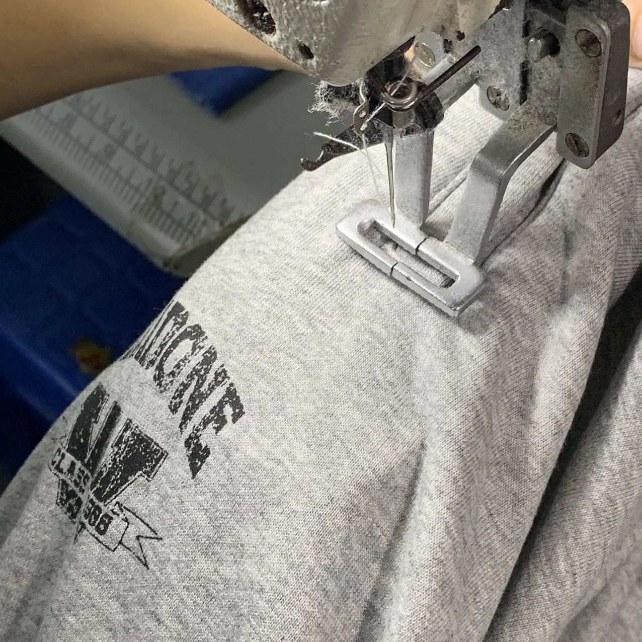 Leg-panel sewing