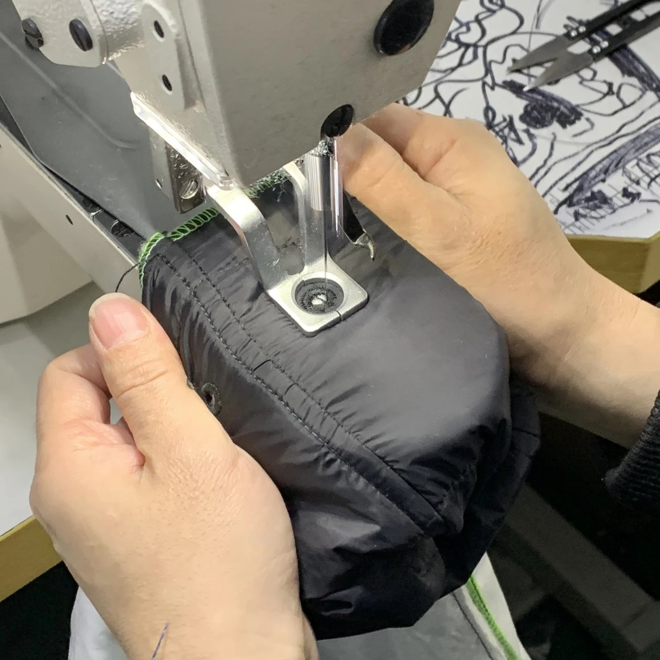 Edge sewing