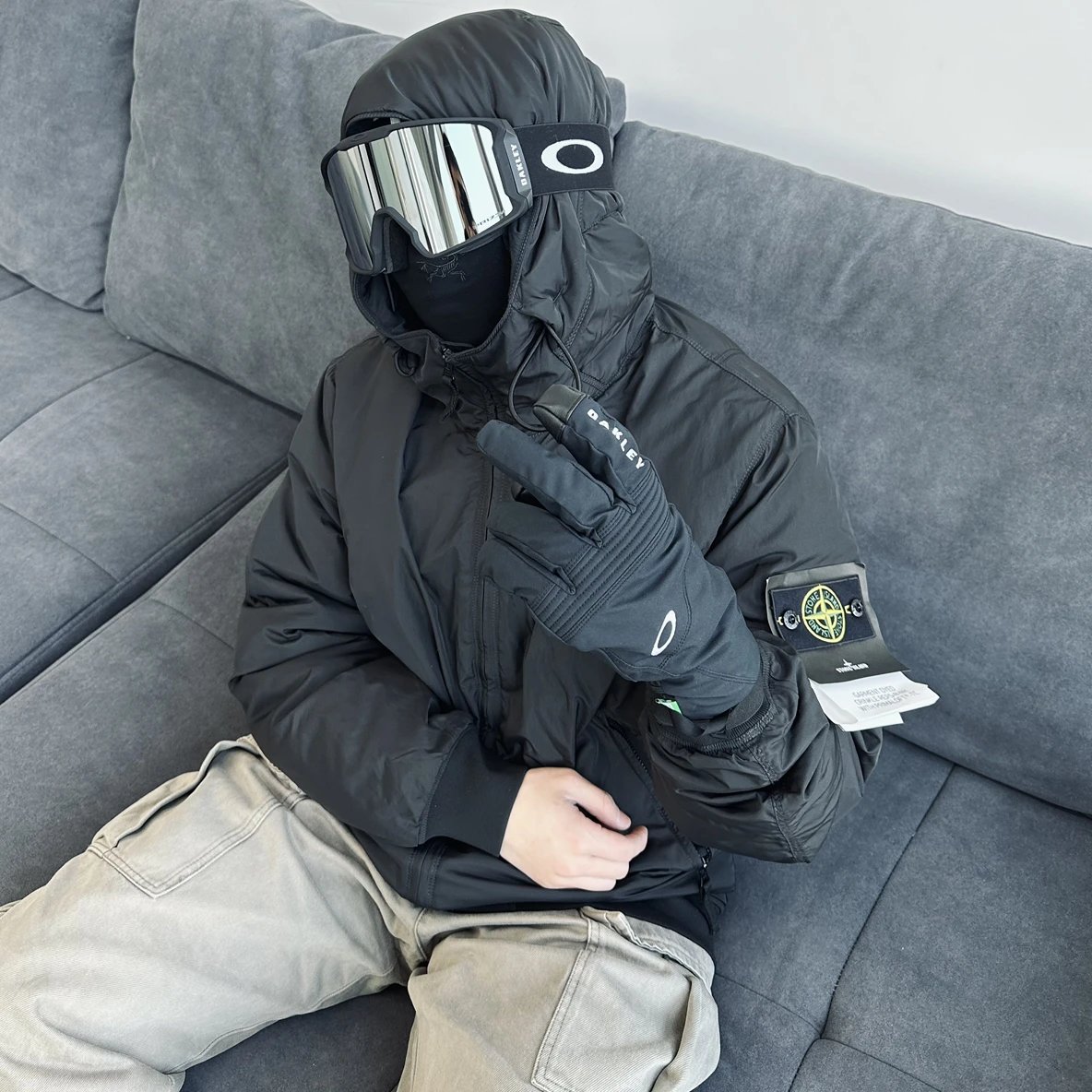 RD-C031 · Crinkle-Nylon Technical Jacket showcase view 2