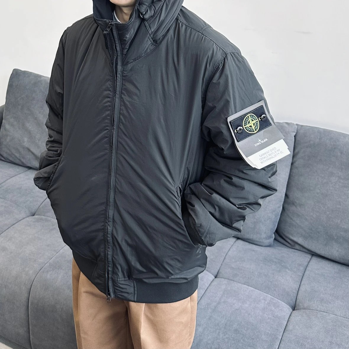 RD-C031 · Crinkle-Nylon Technical Jacket showcase view 3