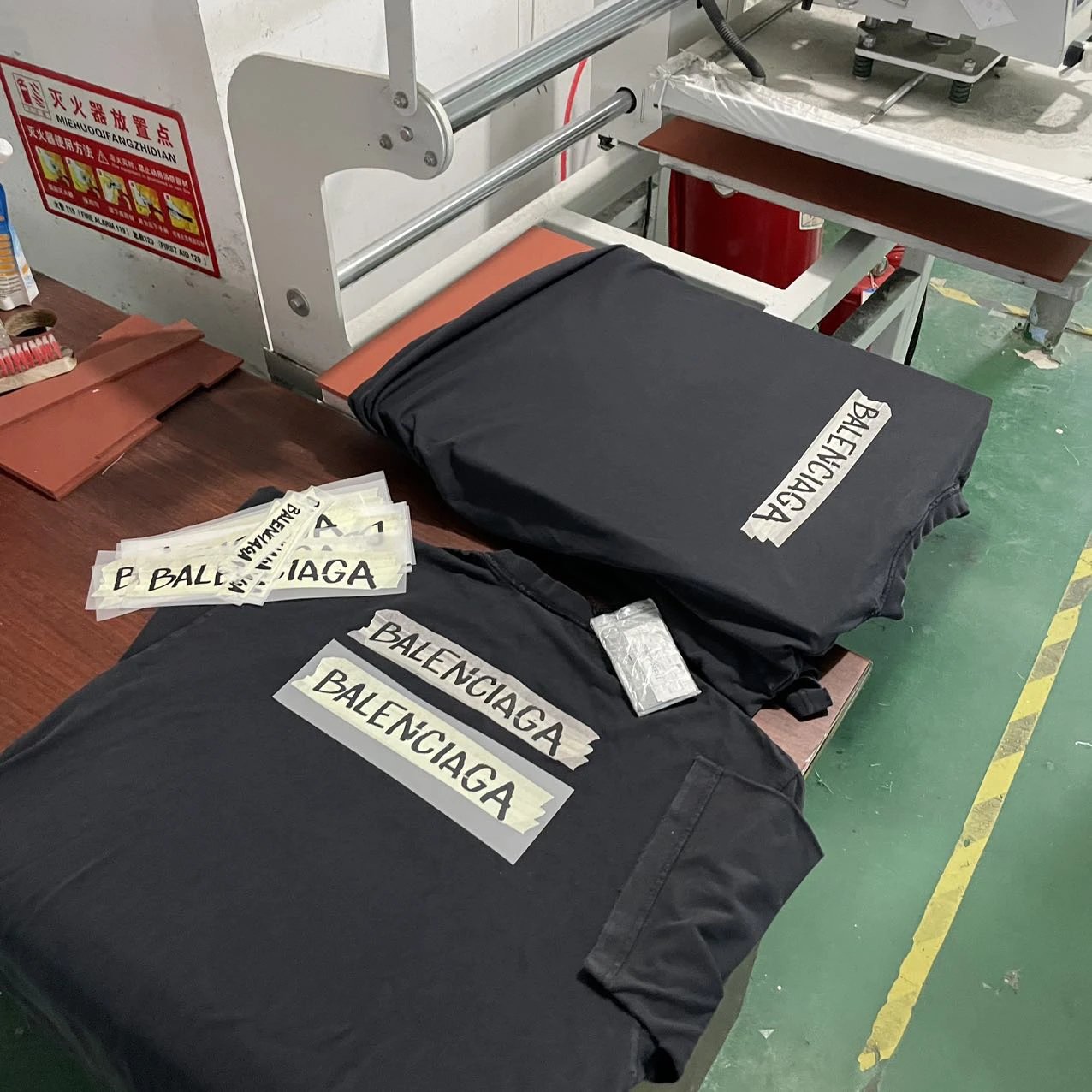 Shirts and transfer application