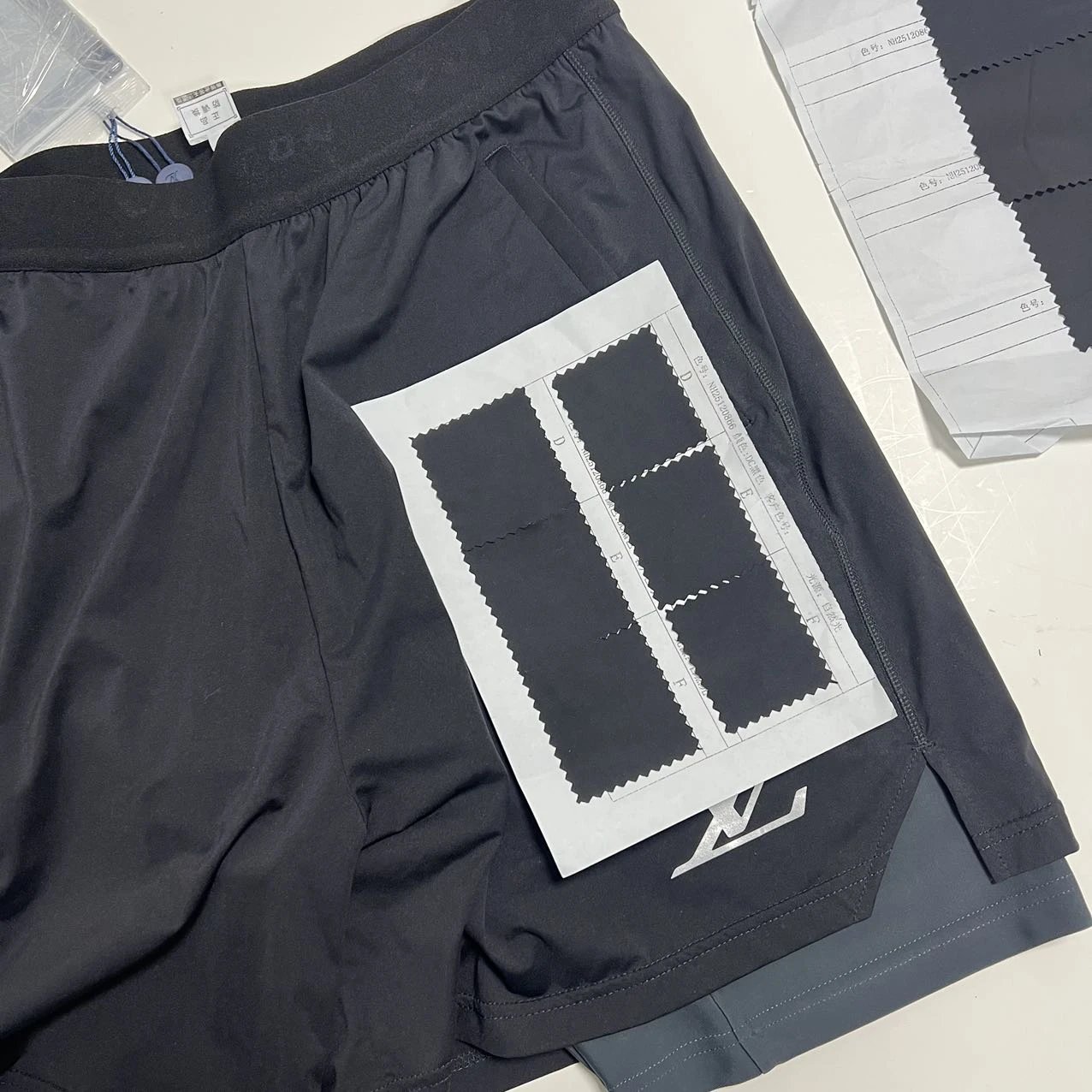 Swatch and outer fabric detail