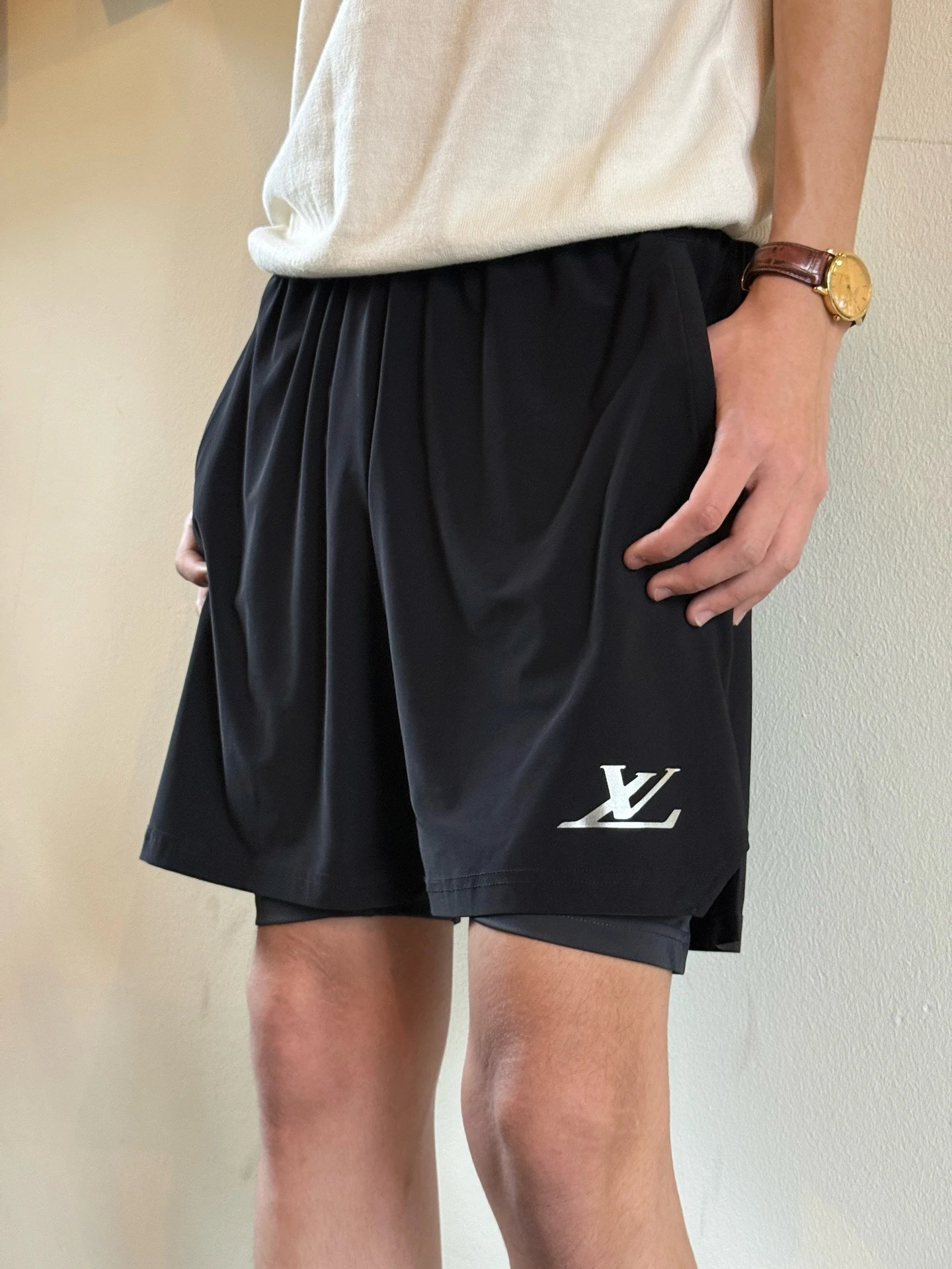 RD-C070 · Double-Layer Performance Shorts showcase view 2