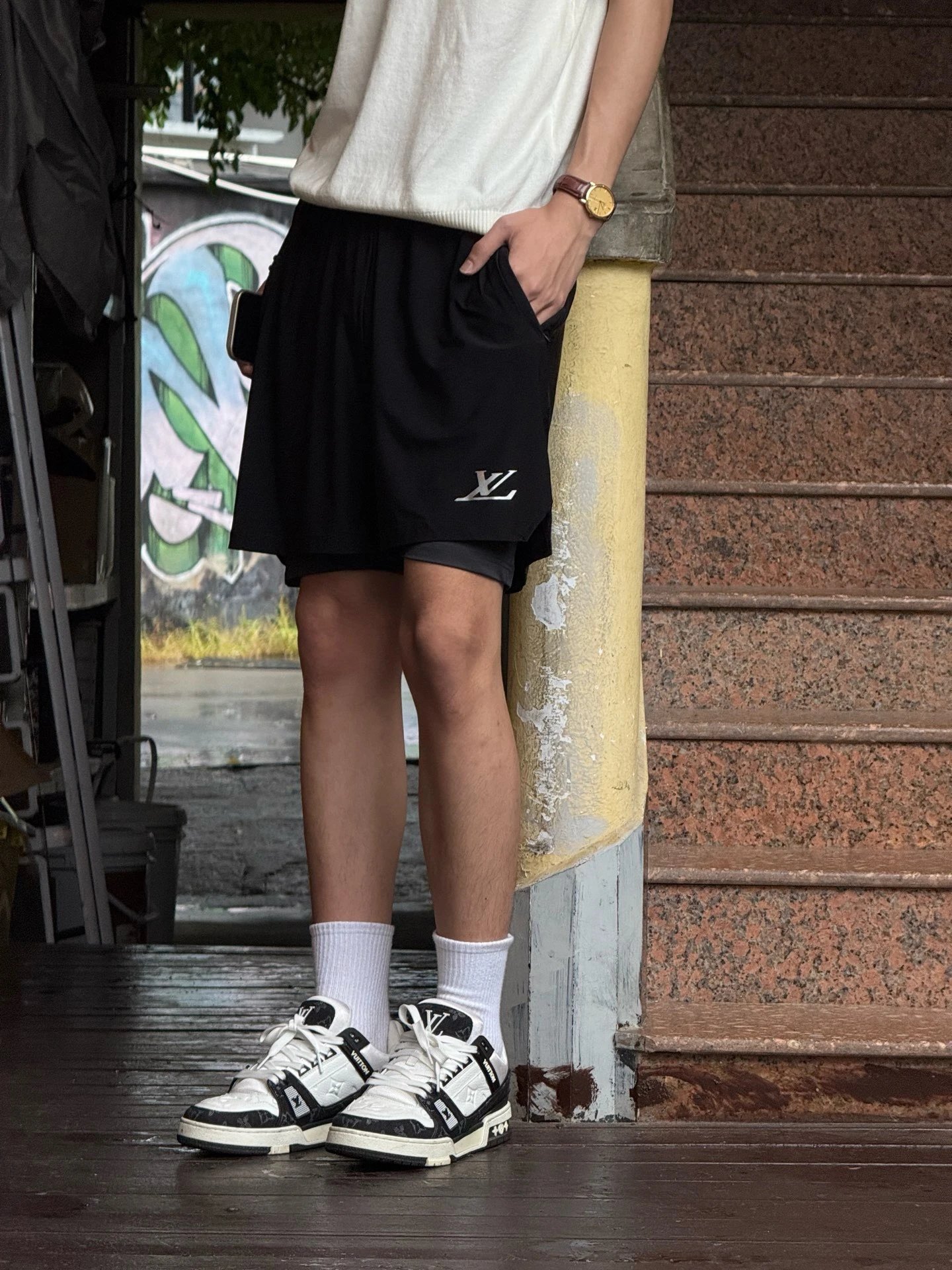 RD-C070 · Double-Layer Performance Shorts showcase view 3