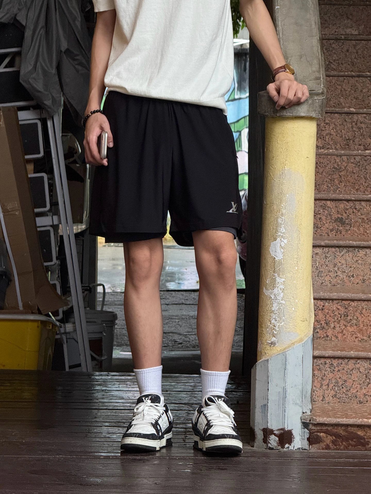 RD-C070 · Double-Layer Performance Shorts showcase view 6