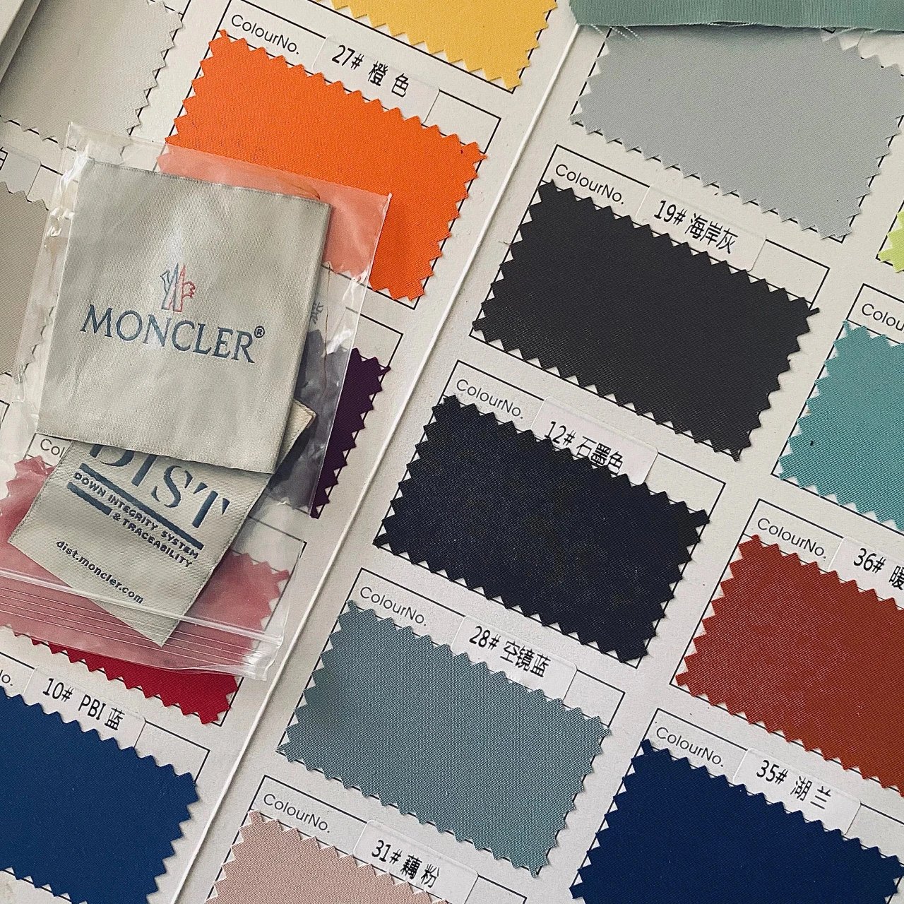 Physical fabric-swatch cards