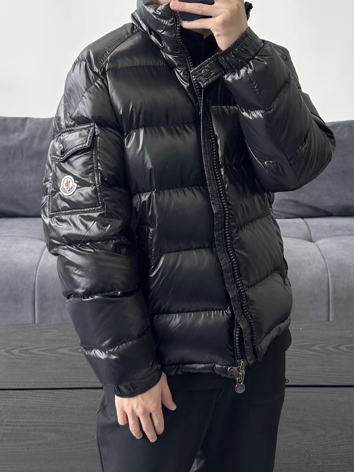 RD-C035 · Gloss-Finish Hooded Down Jacket showcase view 5