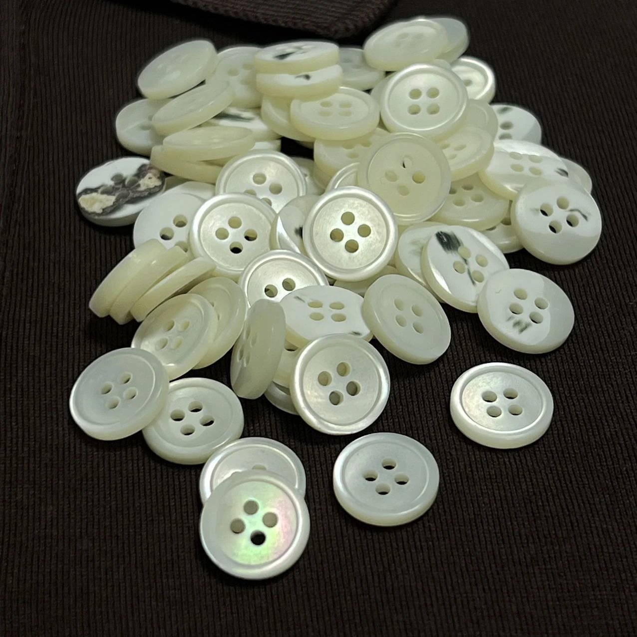 Pearly button components