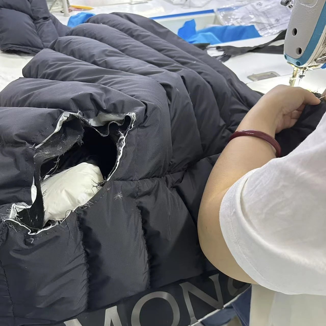 Jacket sewing