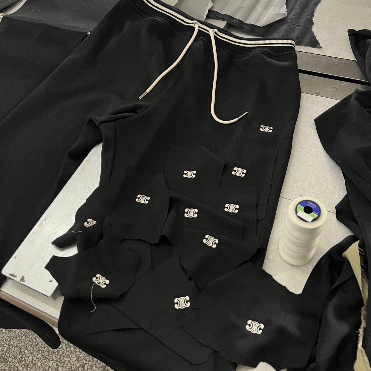 Coordinating trouser samples