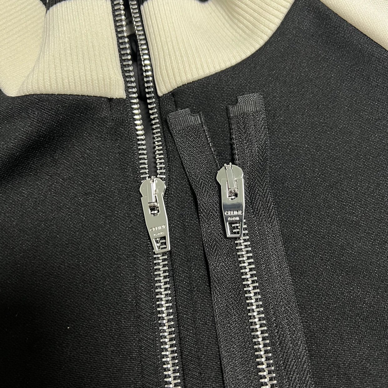 Engraved zipper detail