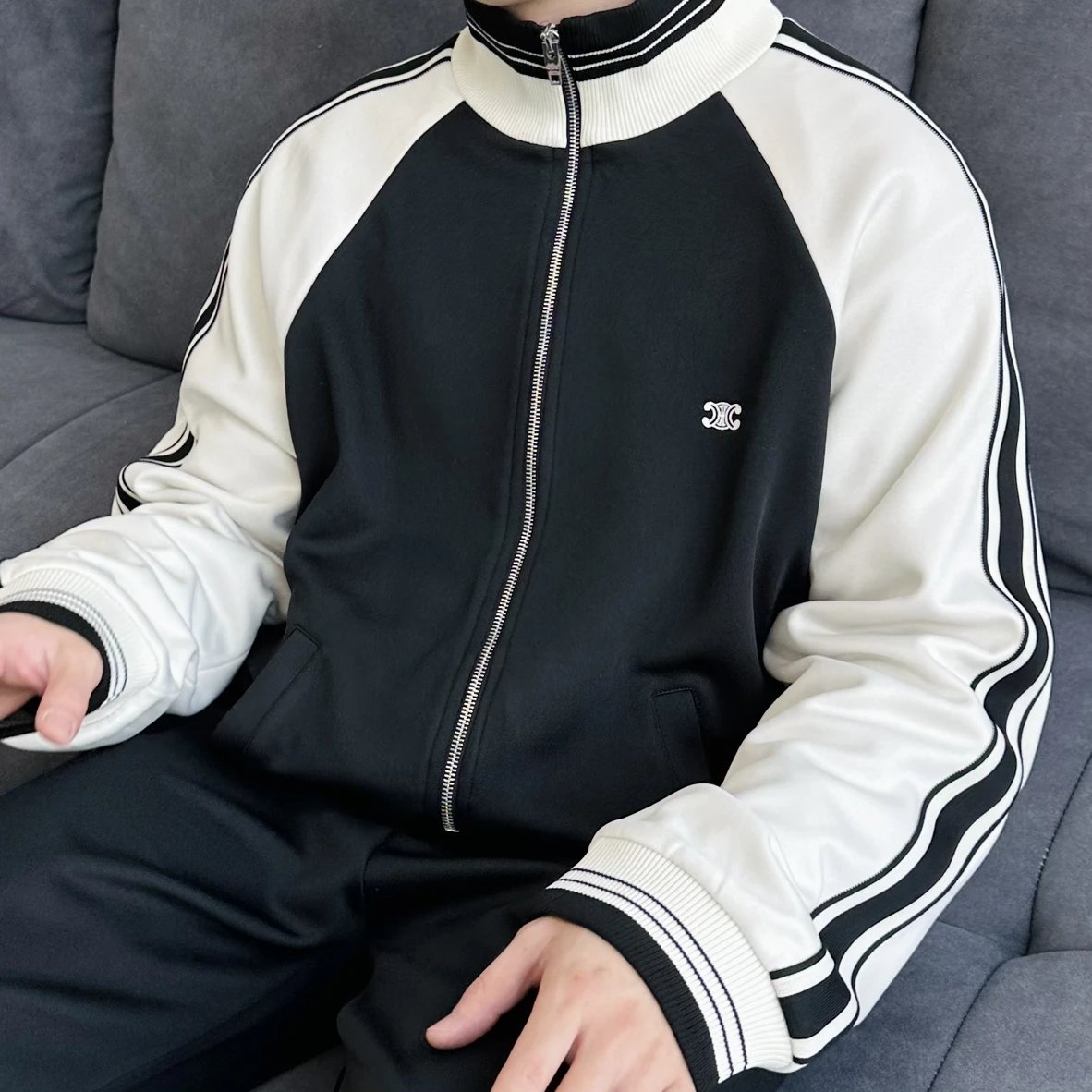 RD-C218 · Monogram-Trim Track Jacket showcase view 1