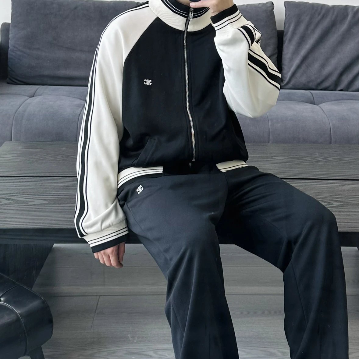 RD-C218 · Monogram-Trim Track Jacket showcase view 2