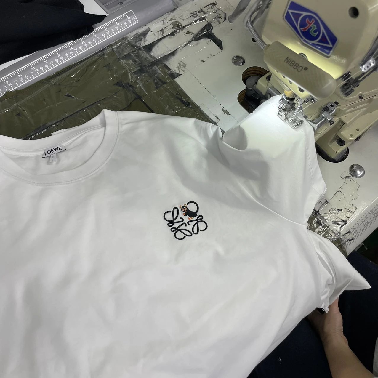 Stitched garment view