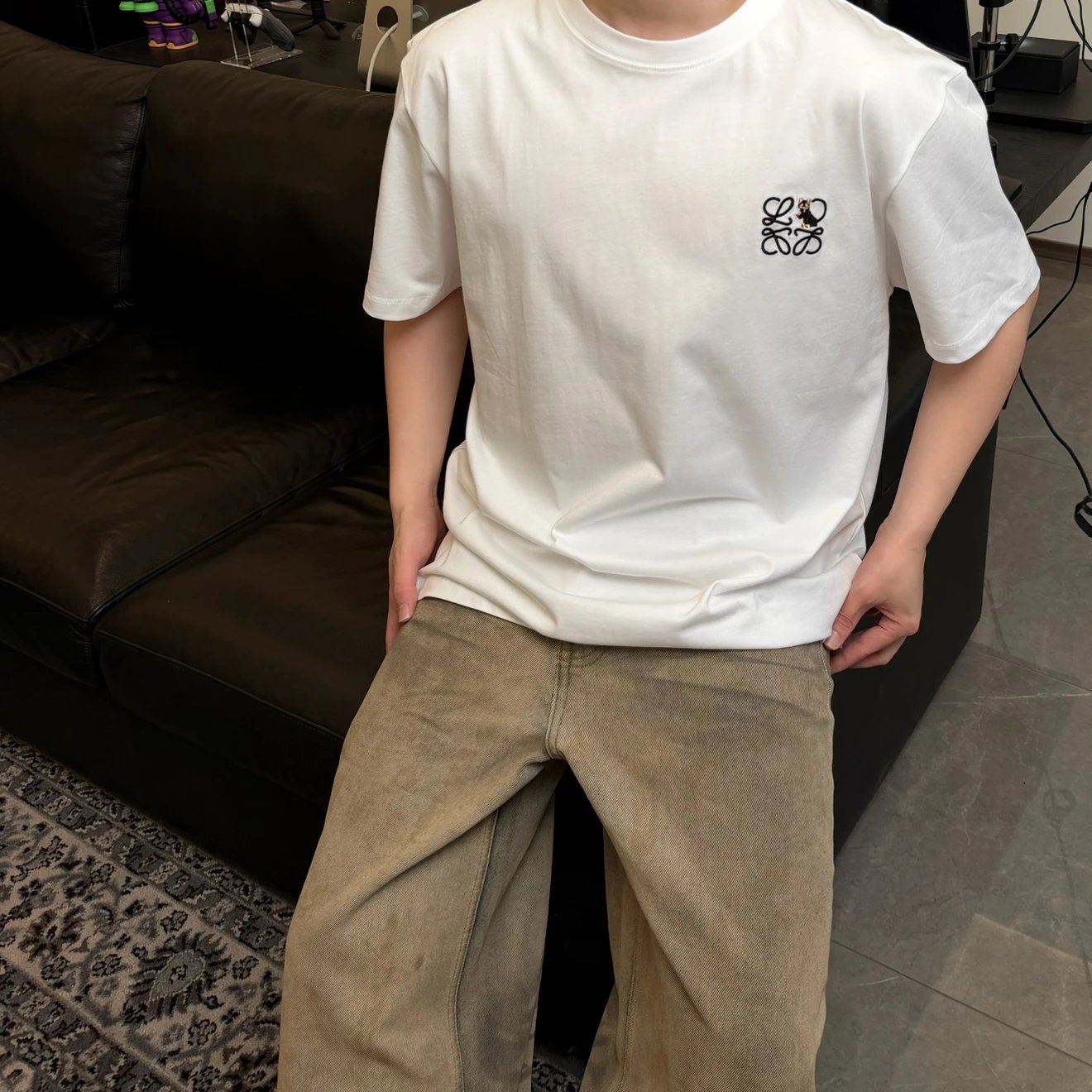 RD-C071 · Multi-Thread Embroidered T-Shirt showcase view 2