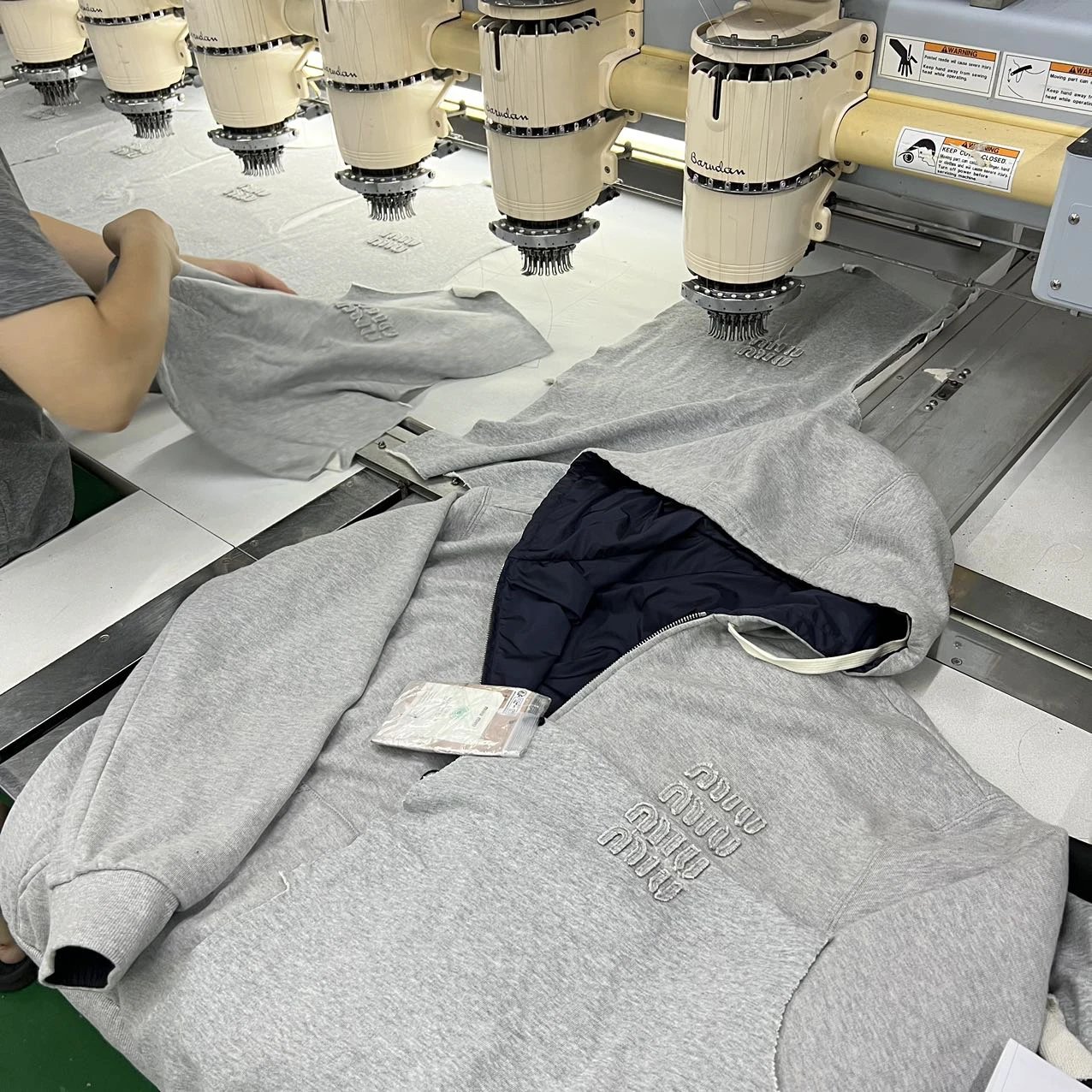 Embroidery equipment reference