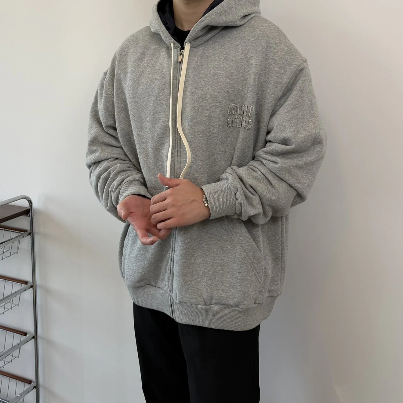 RD-C037 · Reversible Cotton-Nylon Jacket showcase view 4