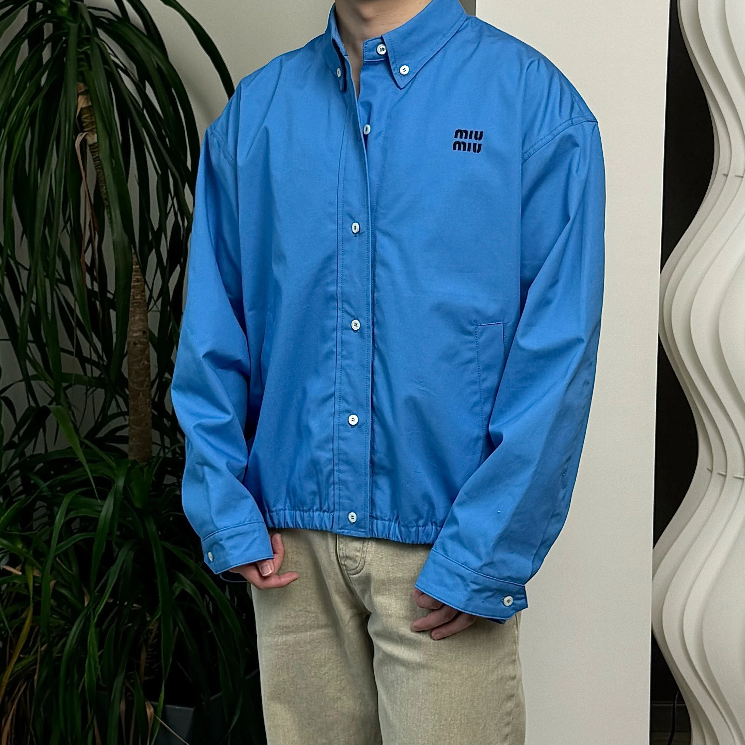 RD-C139 · Silk-Finish Poplin Overshirt showcase view 1