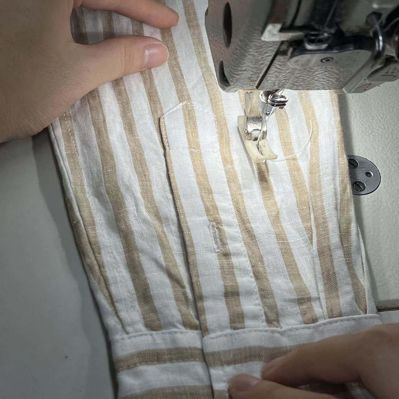 Buttonhole stitching