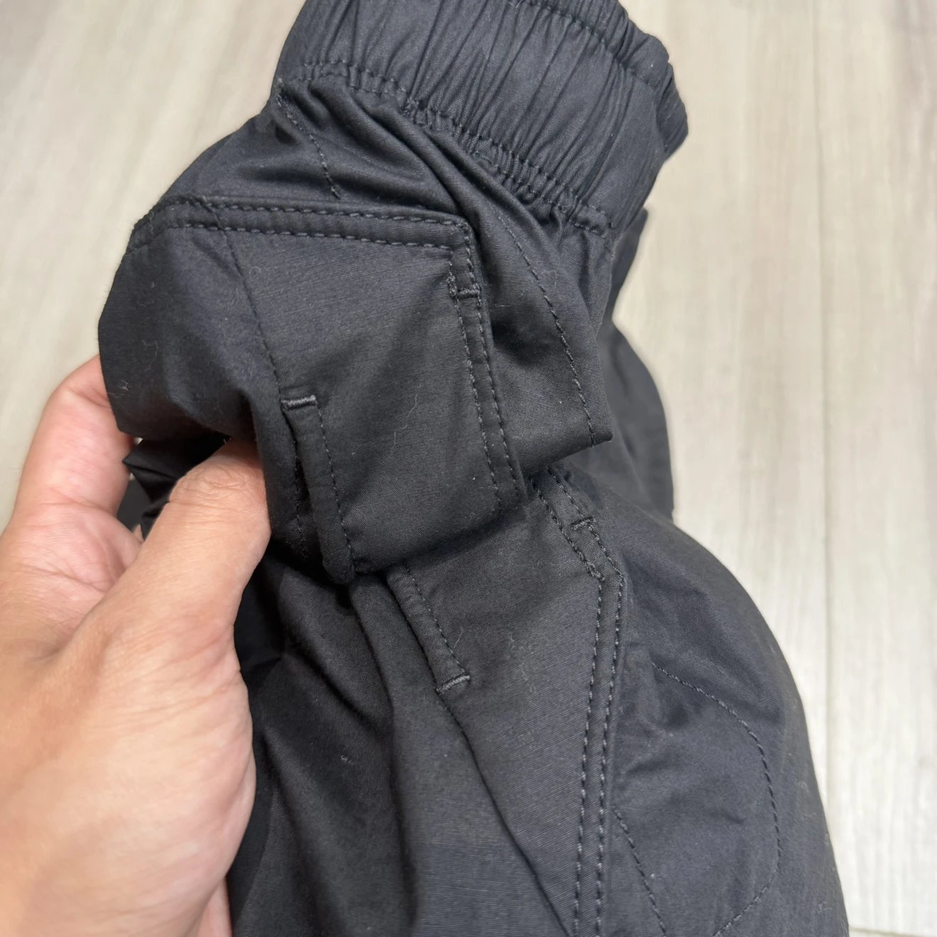 Pocket-flap underside