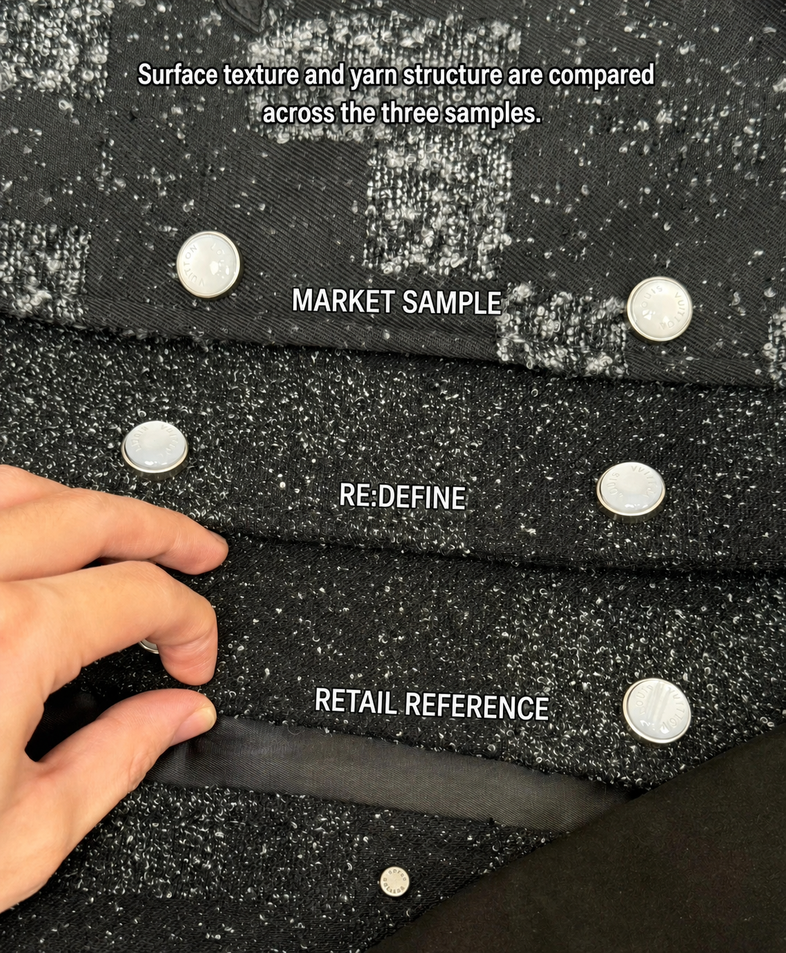 Tweed surface comparison