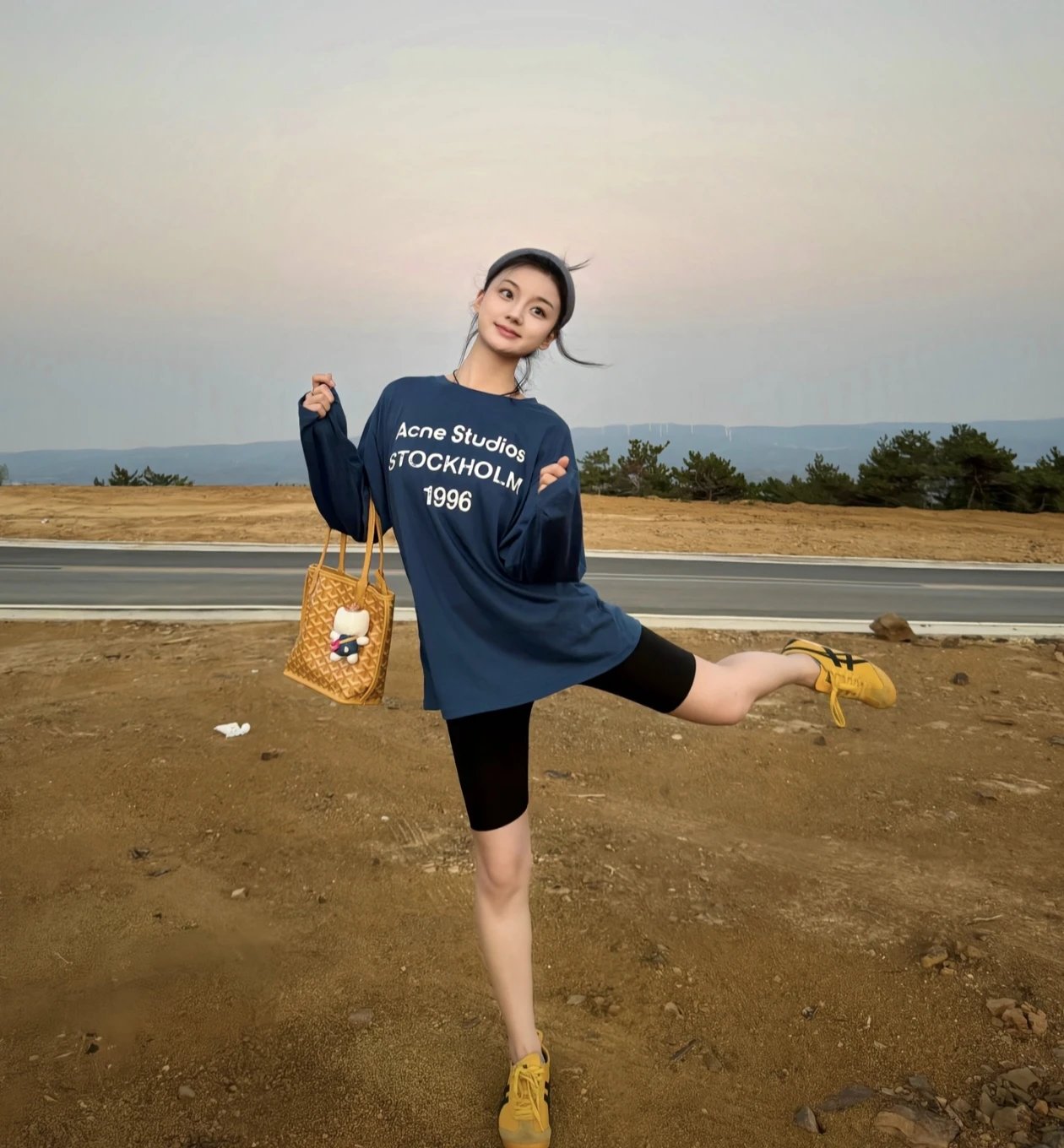 RD-C017 · Washed 1996 Graphic Long-Sleeve T-Shirt showcase view 7