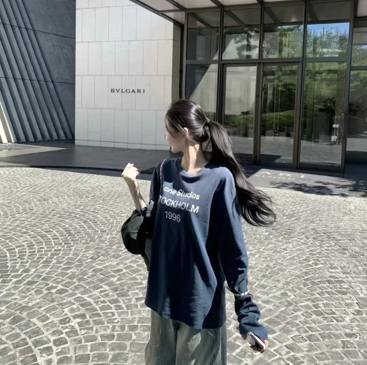 RD-C017 · Washed 1996 Graphic Long-Sleeve T-Shirt showcase view 9