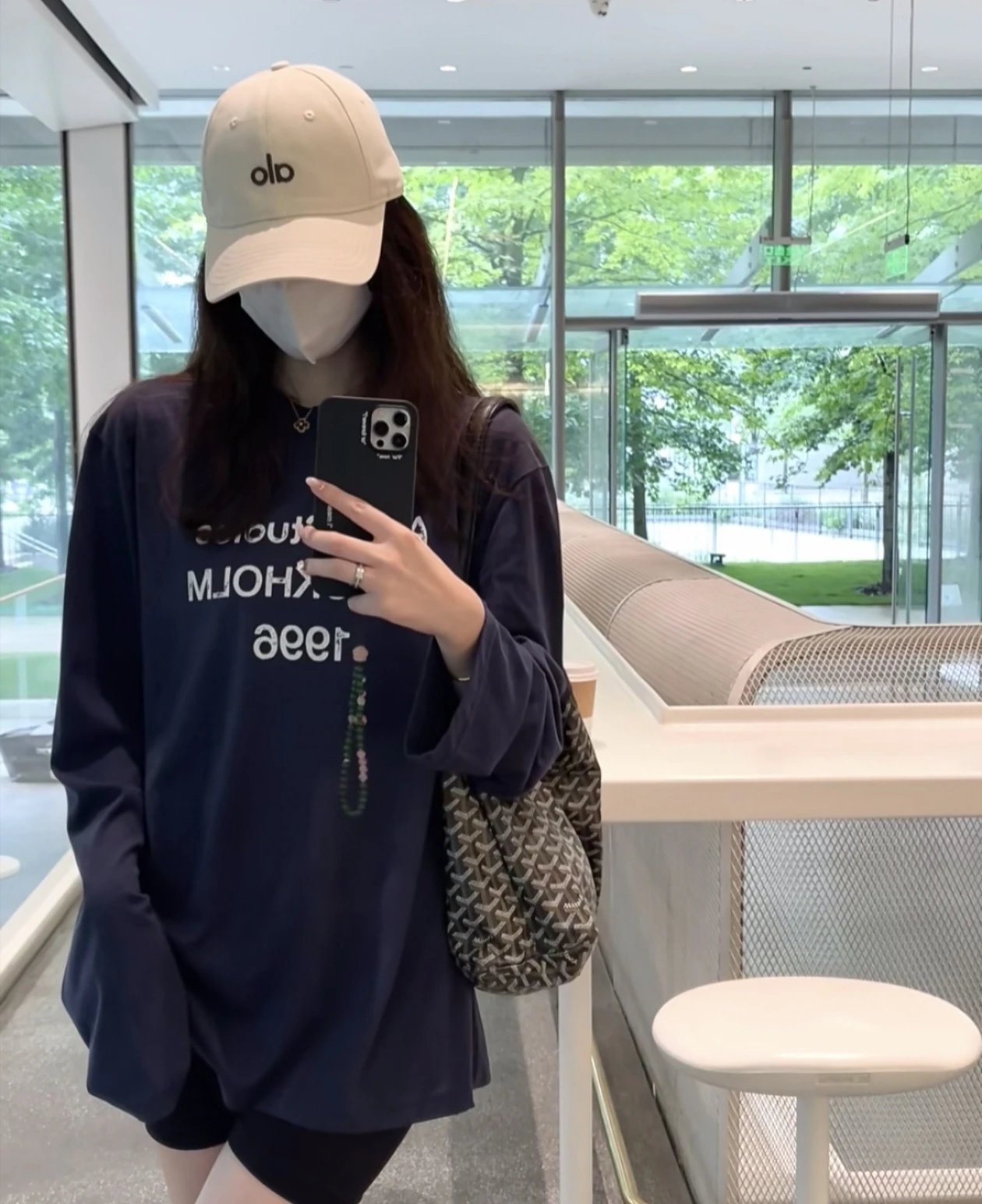 RD-C017 · Washed 1996 Graphic Long-Sleeve T-Shirt showcase view 11