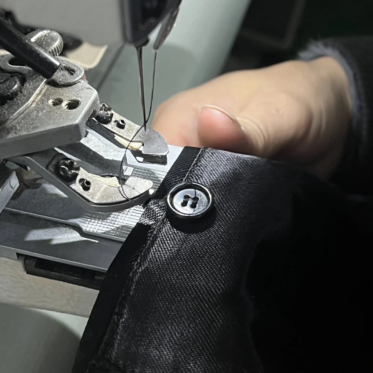 Button attachment