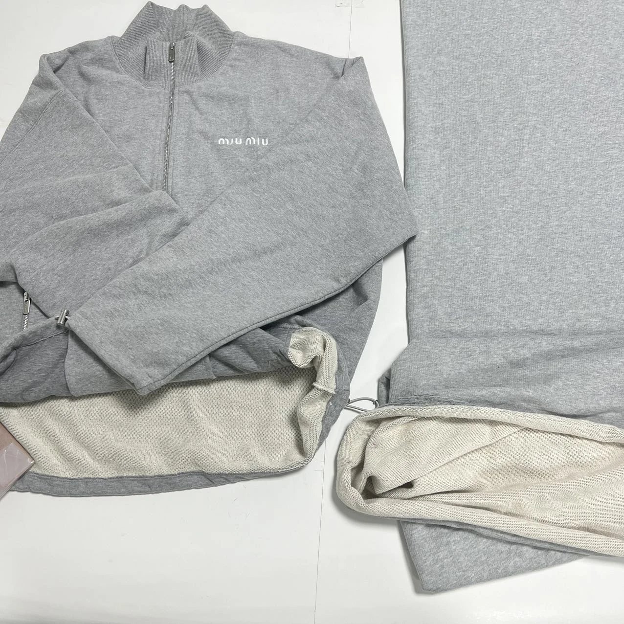 Inside fabric and swatch