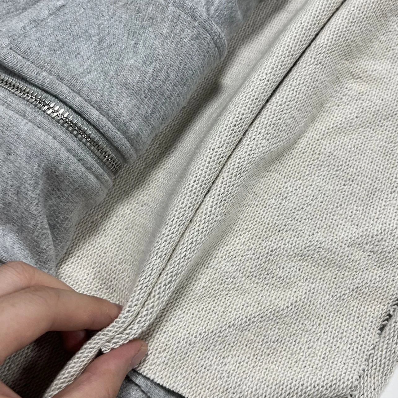 Loopback fabric detail
