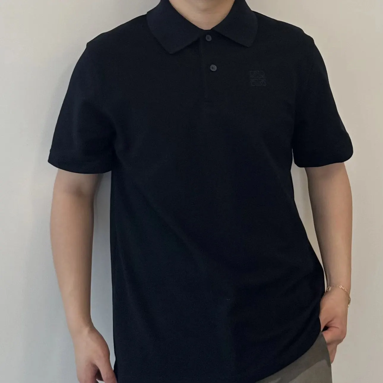 RD-C056 · Lightweight Embroidered Piqué Polo showcase view 6