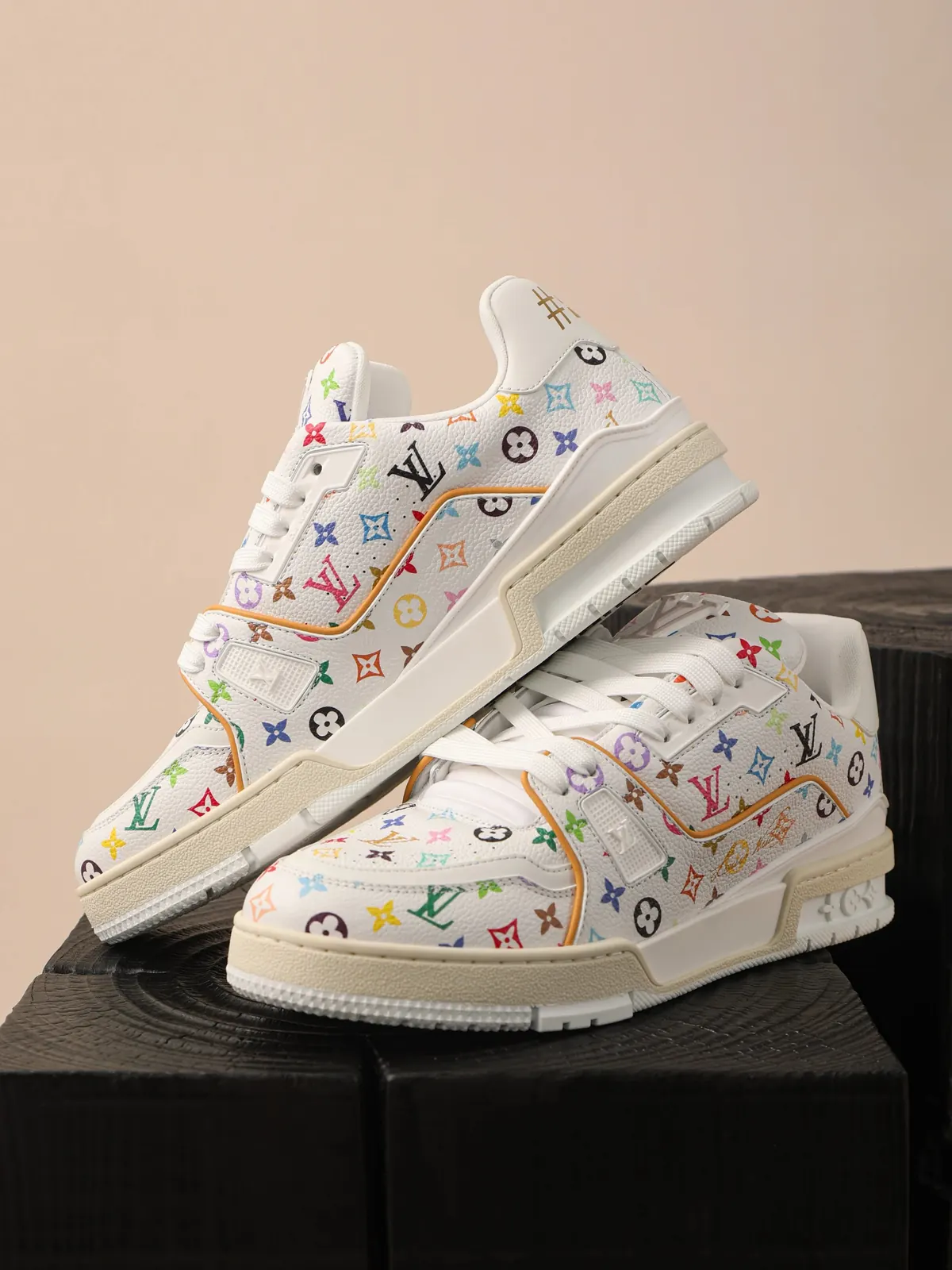 RD-S004 · Multicolour Monogram Trainer showcase view 4