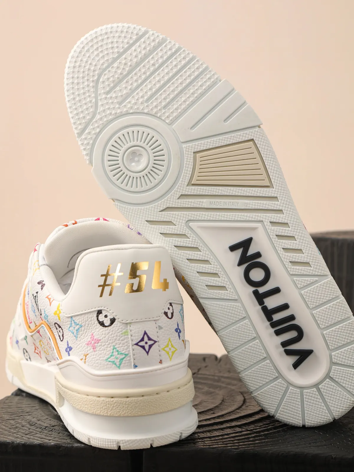 RD-S004 · Multicolour Monogram Trainer showcase view 5