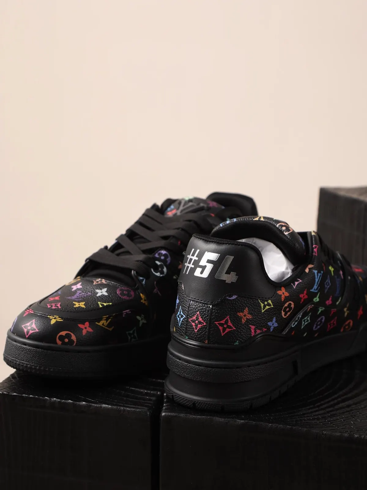 RD-S004 · Multicolour Monogram Trainer showcase view 12