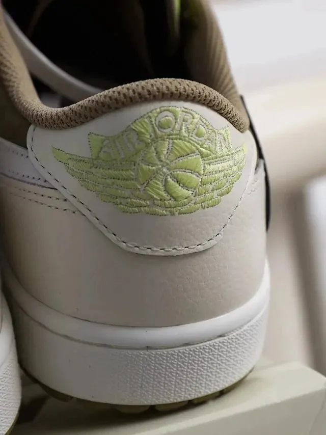 RD-S005 · Olive and White Golf Low-Top showcase view 6