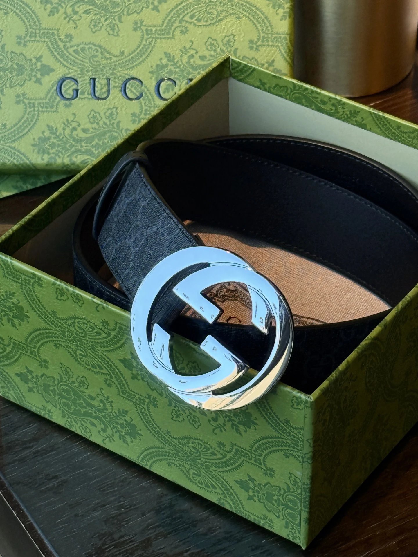 RD-A004 · Monogram Canvas Belt showcase view 1