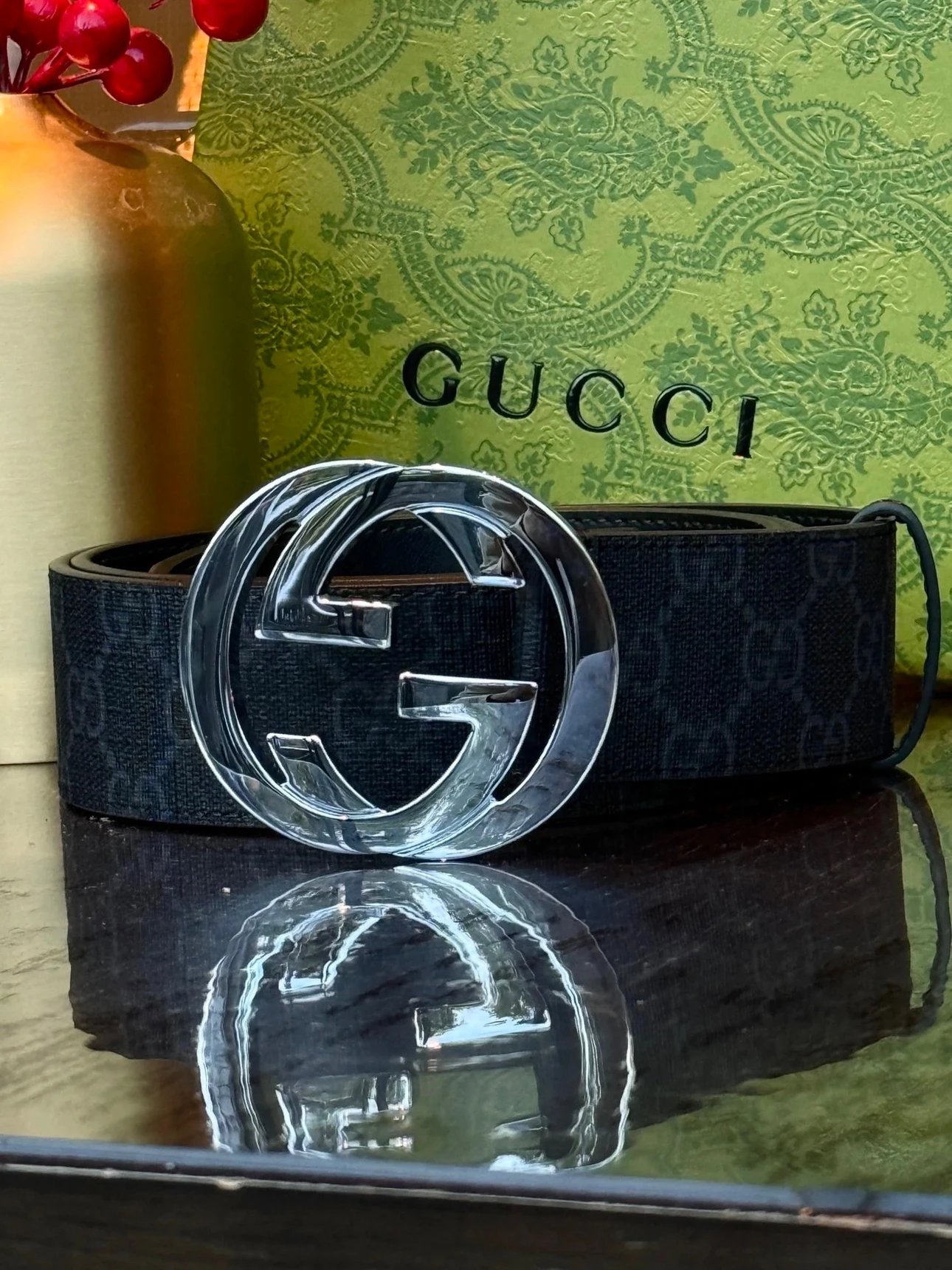 RD-A004 · Monogram Canvas Belt showcase view 2