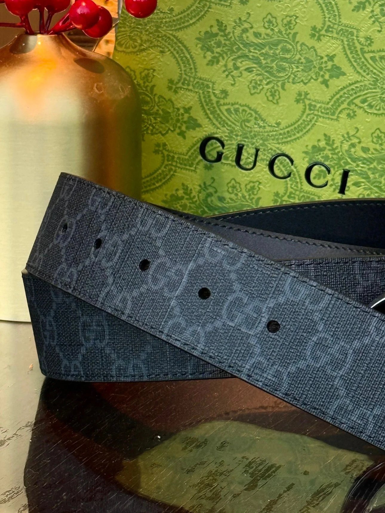 RD-A004 · Monogram Canvas Belt showcase view 4