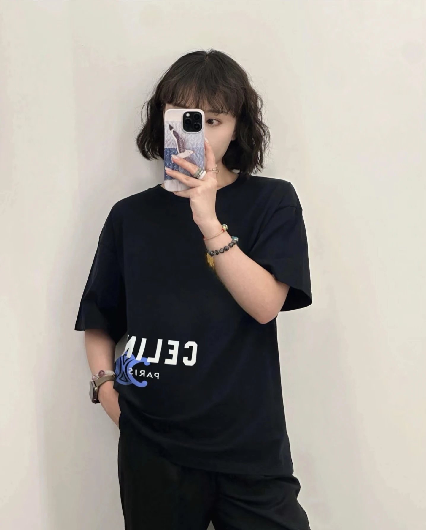 RD-C115 · Logo Cotton Crew-Neck T-Shirt showcase view 6