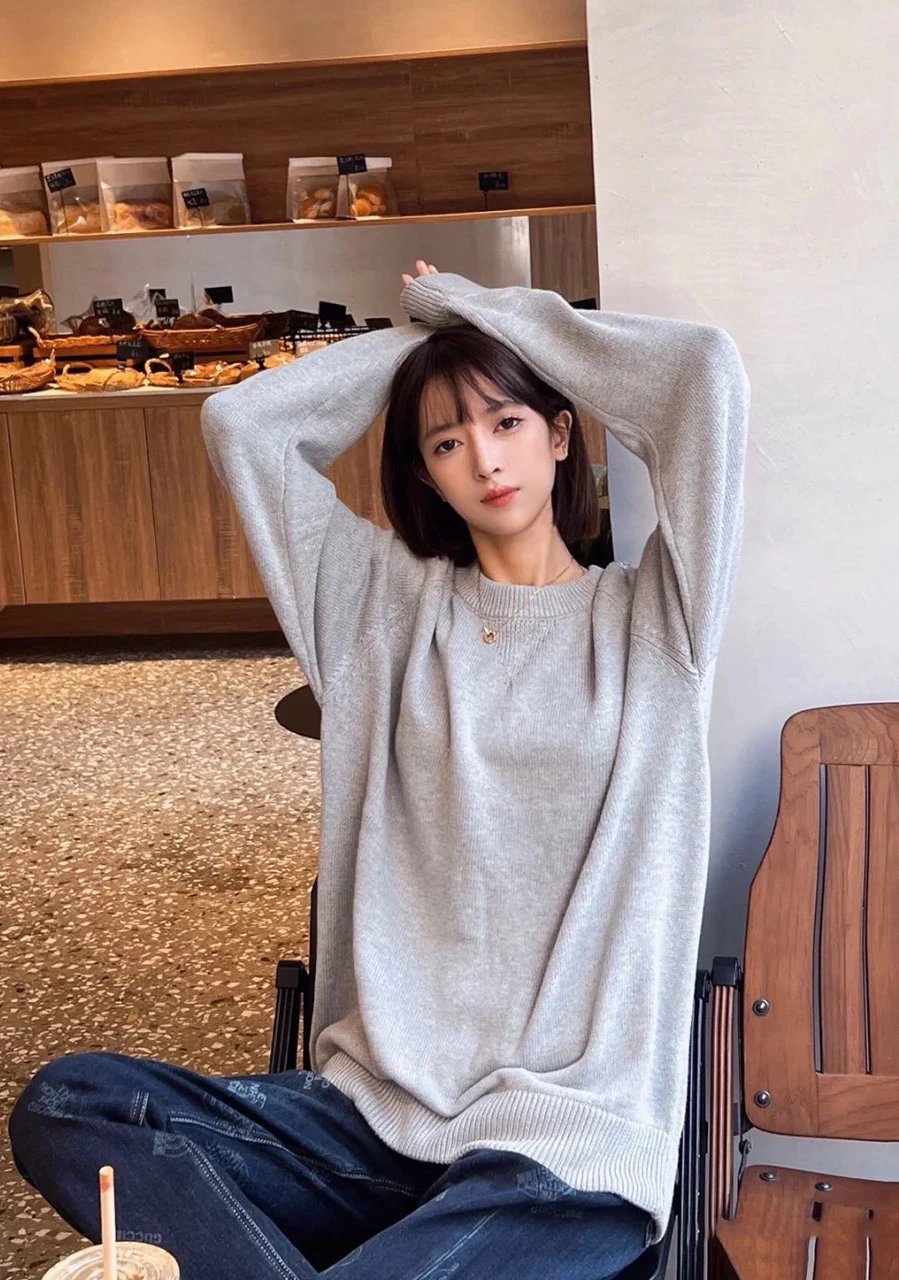 RD-C350 · Monogram-Tape Crewneck Sweater showcase view 4