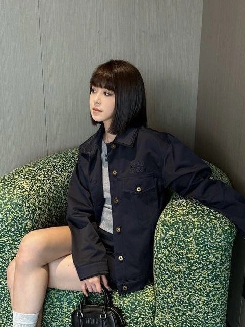 RD-C328 · Navy Logo-Embroidered Shirt-Collar Jacket showcase view 9