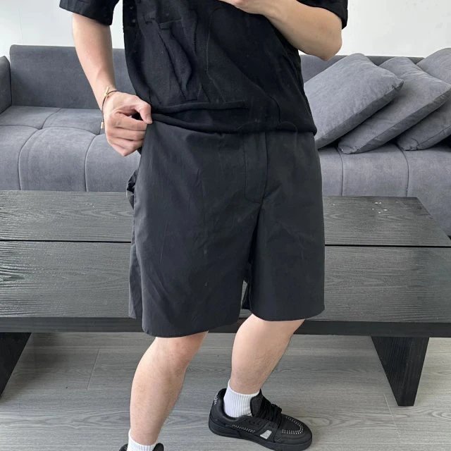 RD-C283 · Embroidered Elastic-Waist Shorts showcase view 2