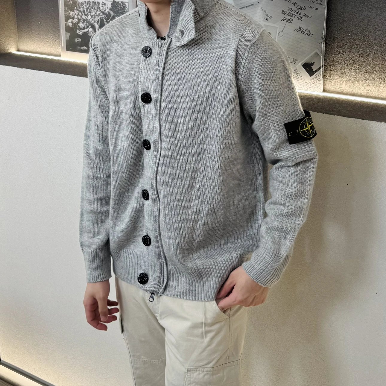 RD-C029 · Stand-Collar Wool-Knit Jacket showcase view 15