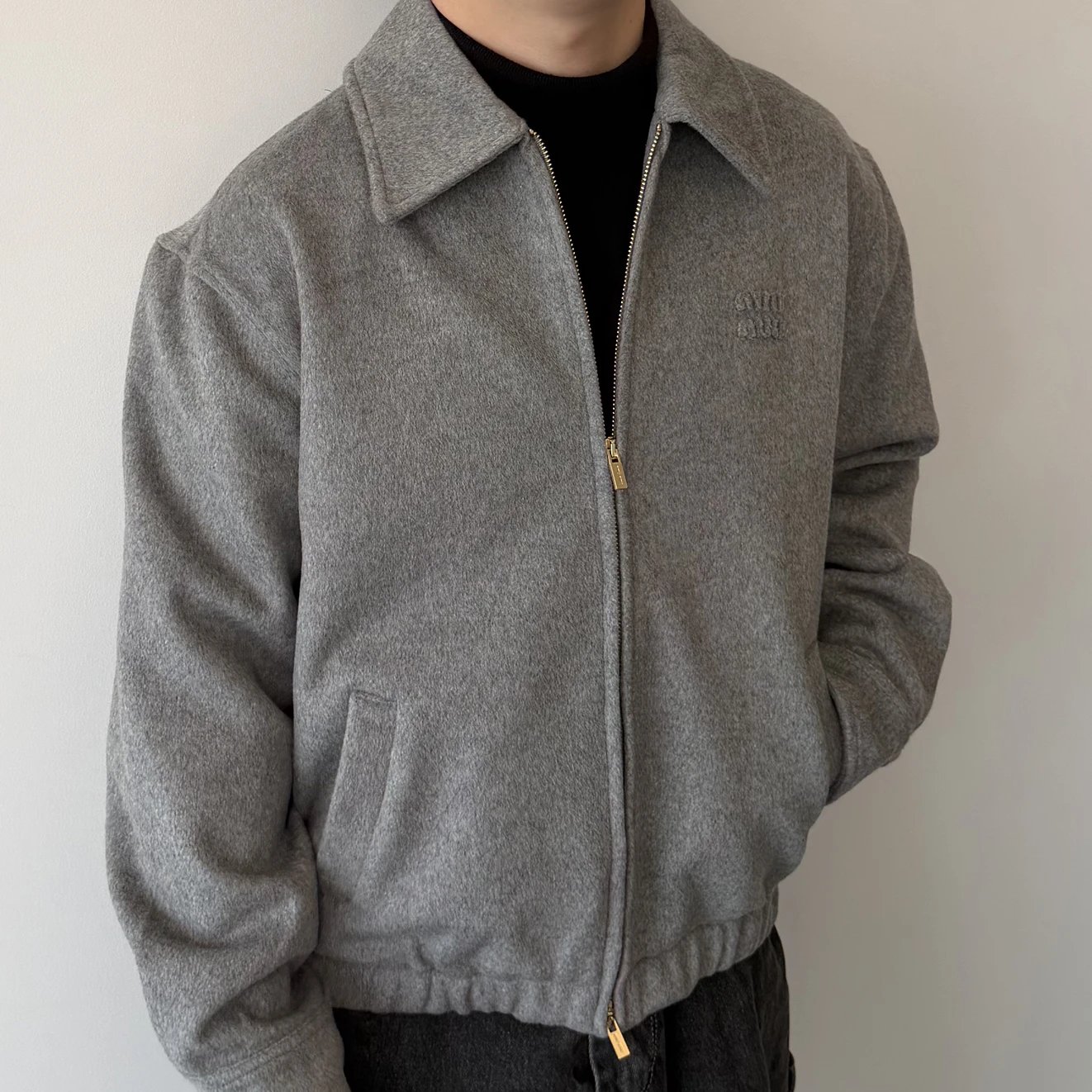 RD-C027 · Grey Wool Jacket showcase view 1