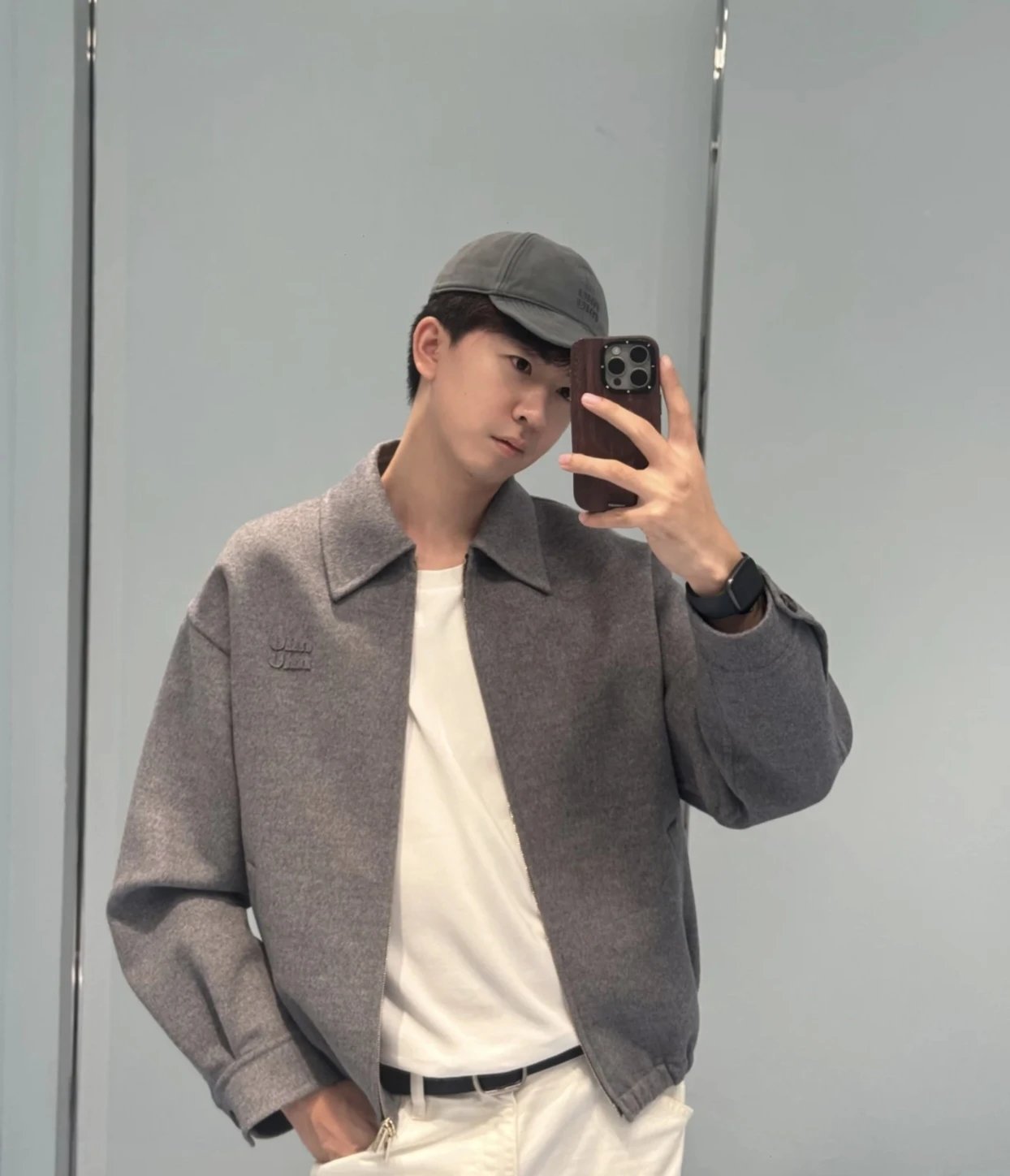 RD-C027 · Grey Wool Jacket showcase view 5